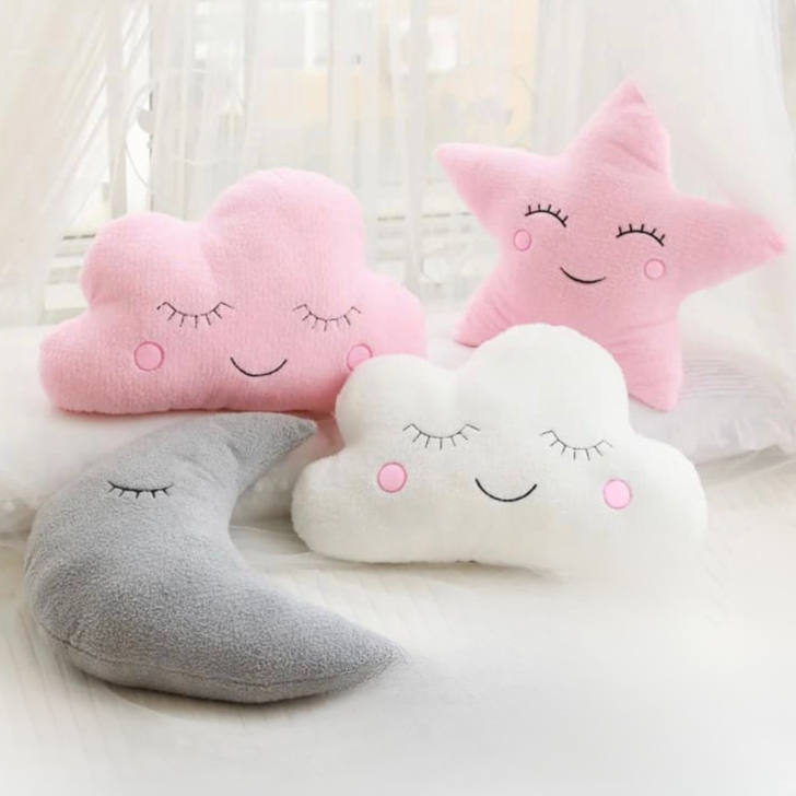 Coussin Nuage Lune Etoile Bébé