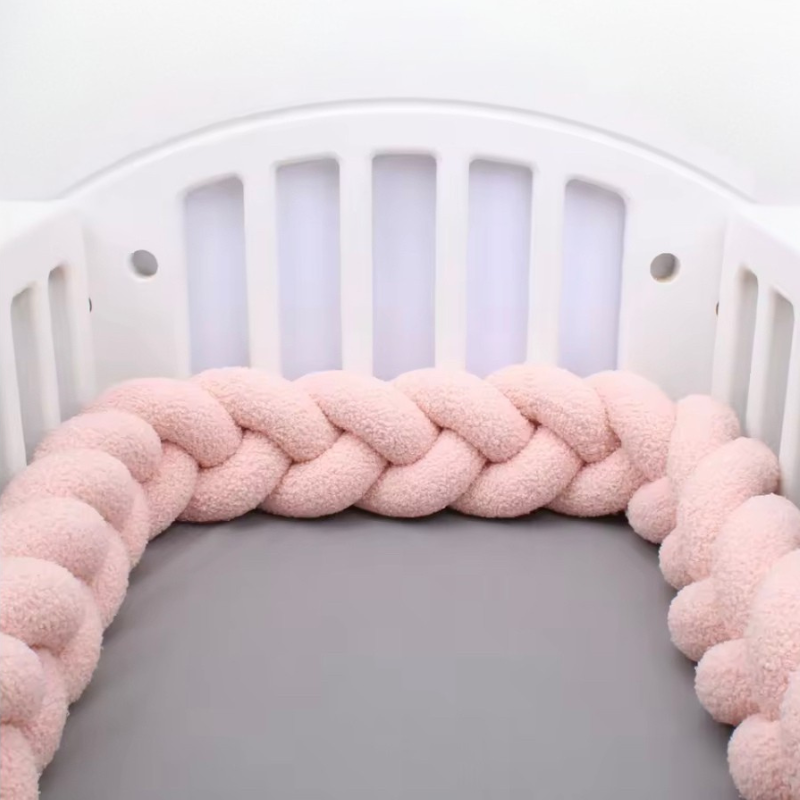 Tour de lit Tressé Molletonné Uni