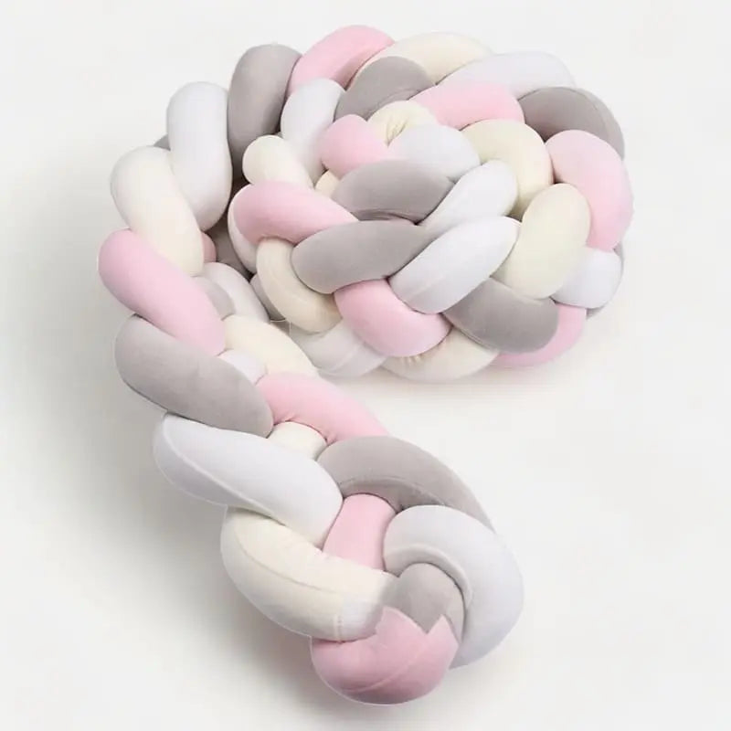 coussin tresse tour de lit