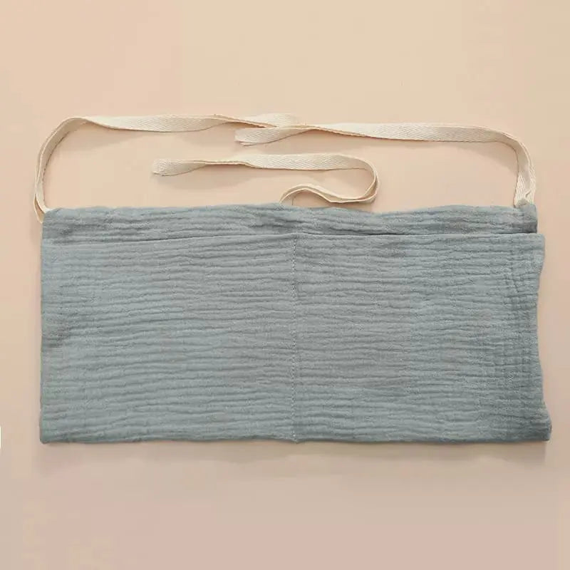 poche de lit bébé bleu gris