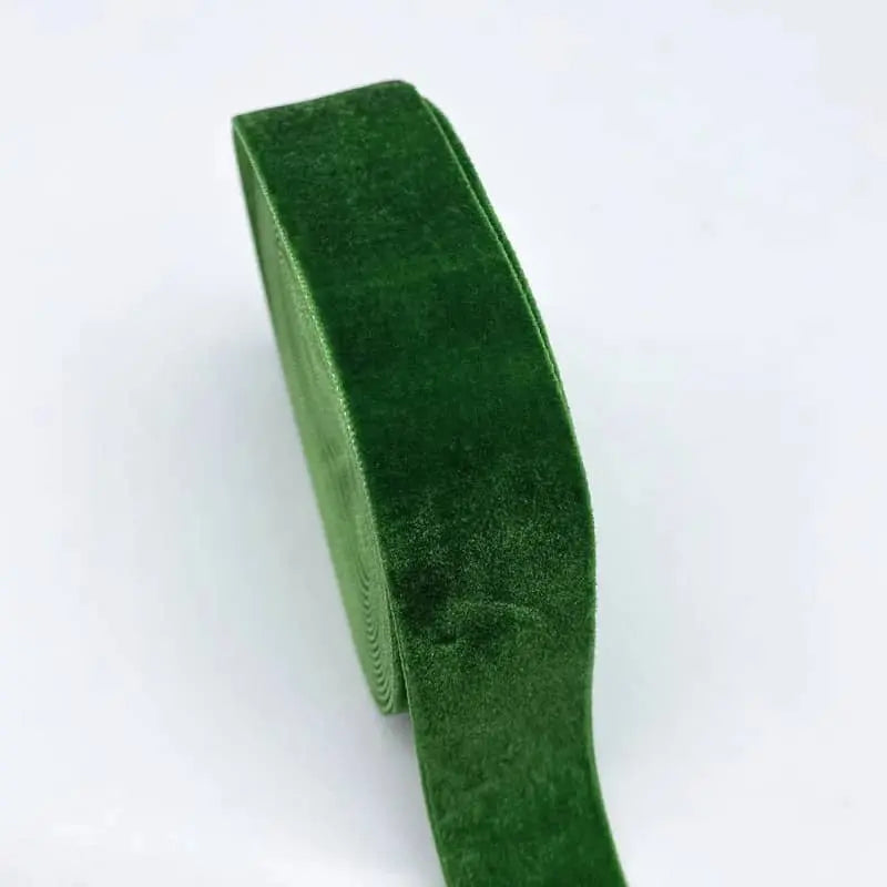ruban fixation tresse de lit vert