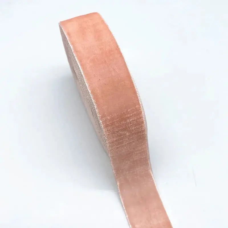 ruban fixation tresse de lit rose saumon