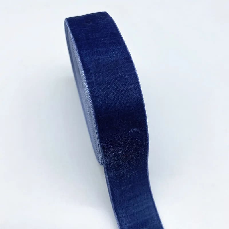 ruban fixation tresse de lit bleu marine