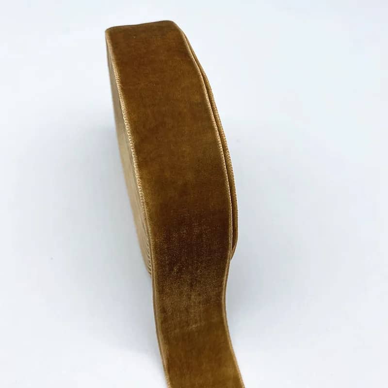 ruban fixation tresse de lit marron