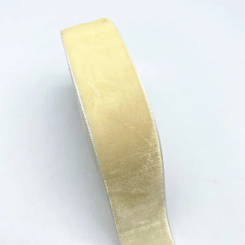 ruban fixation tresse de lit jaune clair