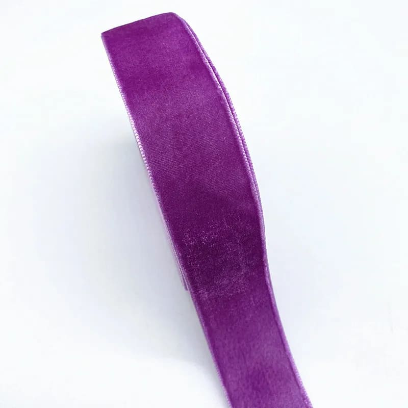 ruban fixation tresse de lit violet