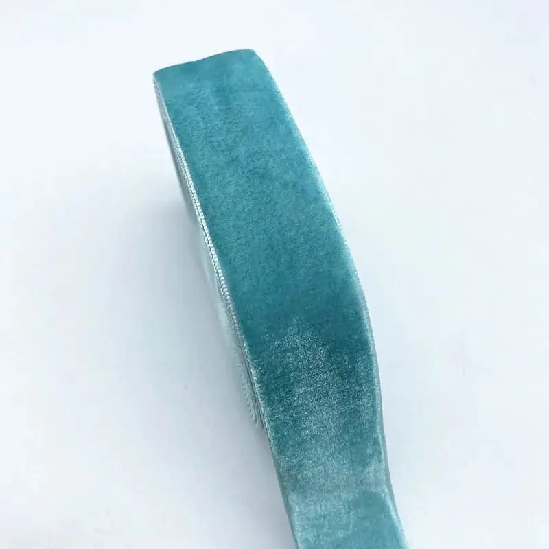 ruban fixation tresse de lit bleu turquoise
