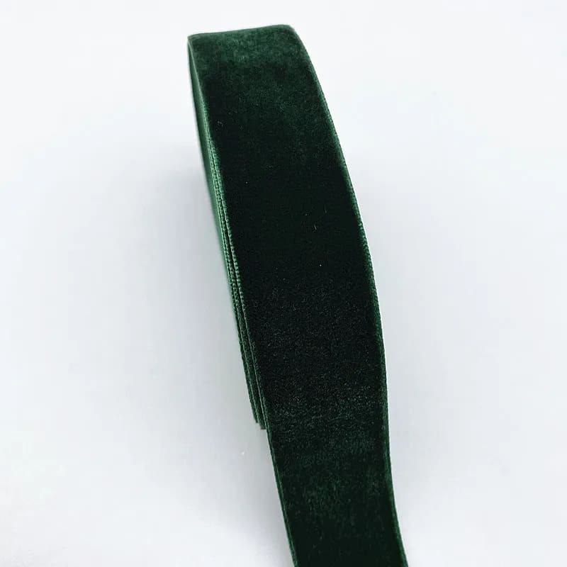 ruban fixation tresse de lit vert foncé