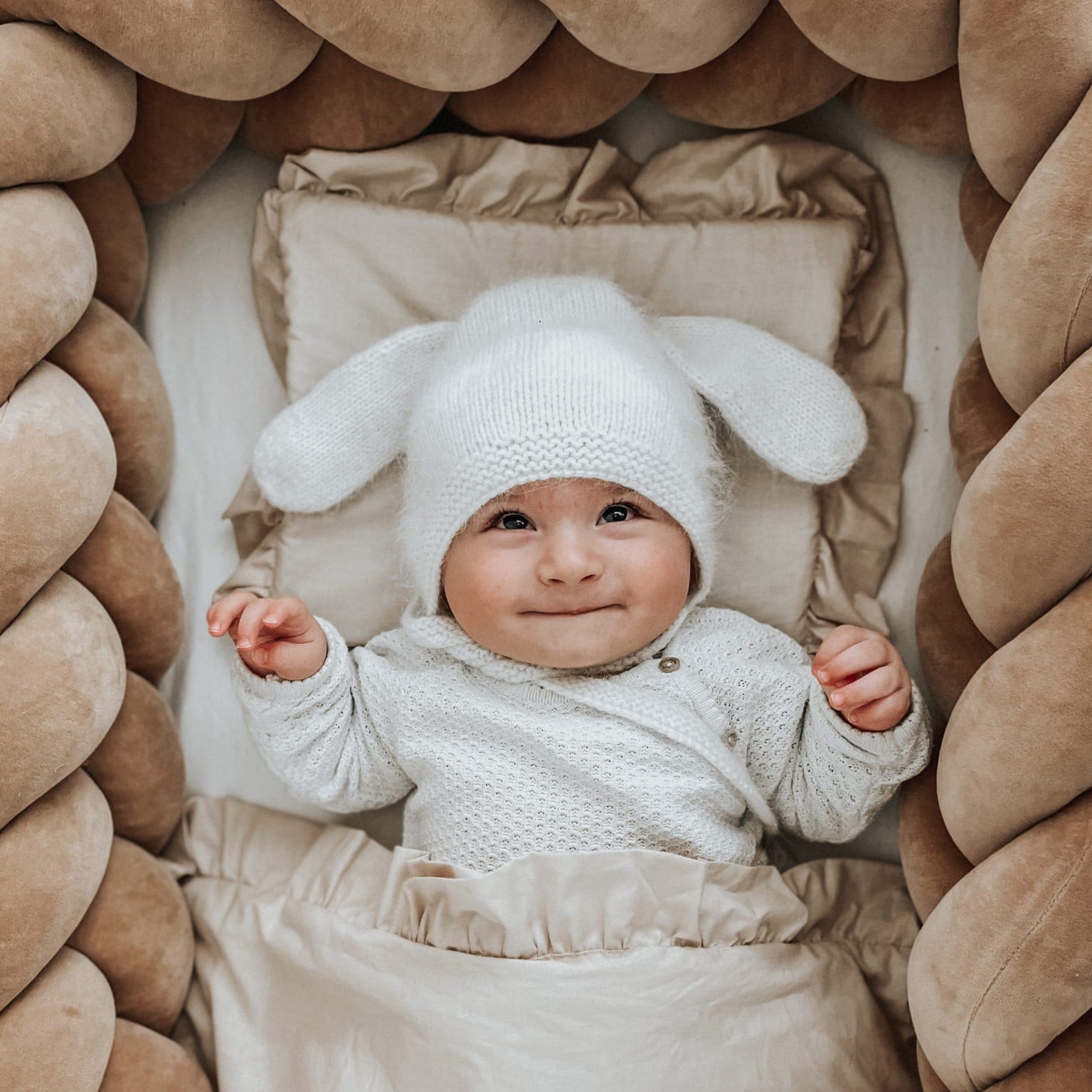 tour de lit tressé bébé