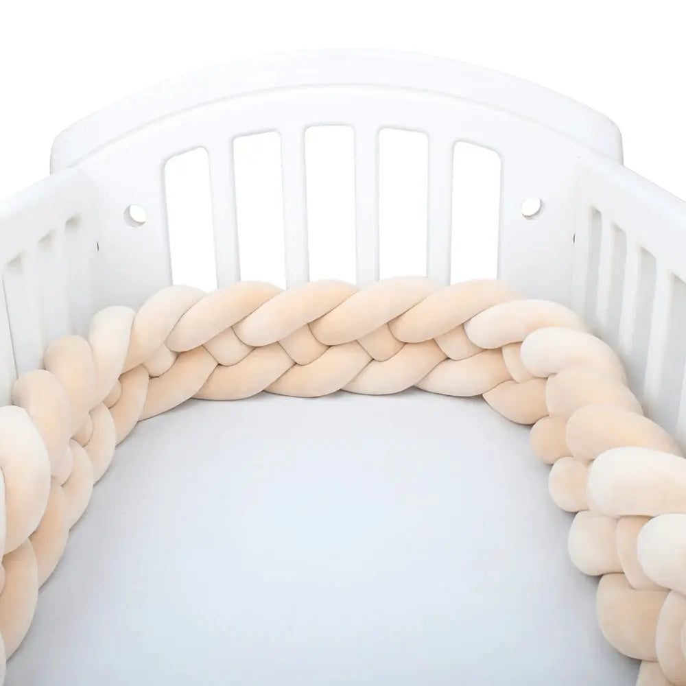tresse tour de lit beige