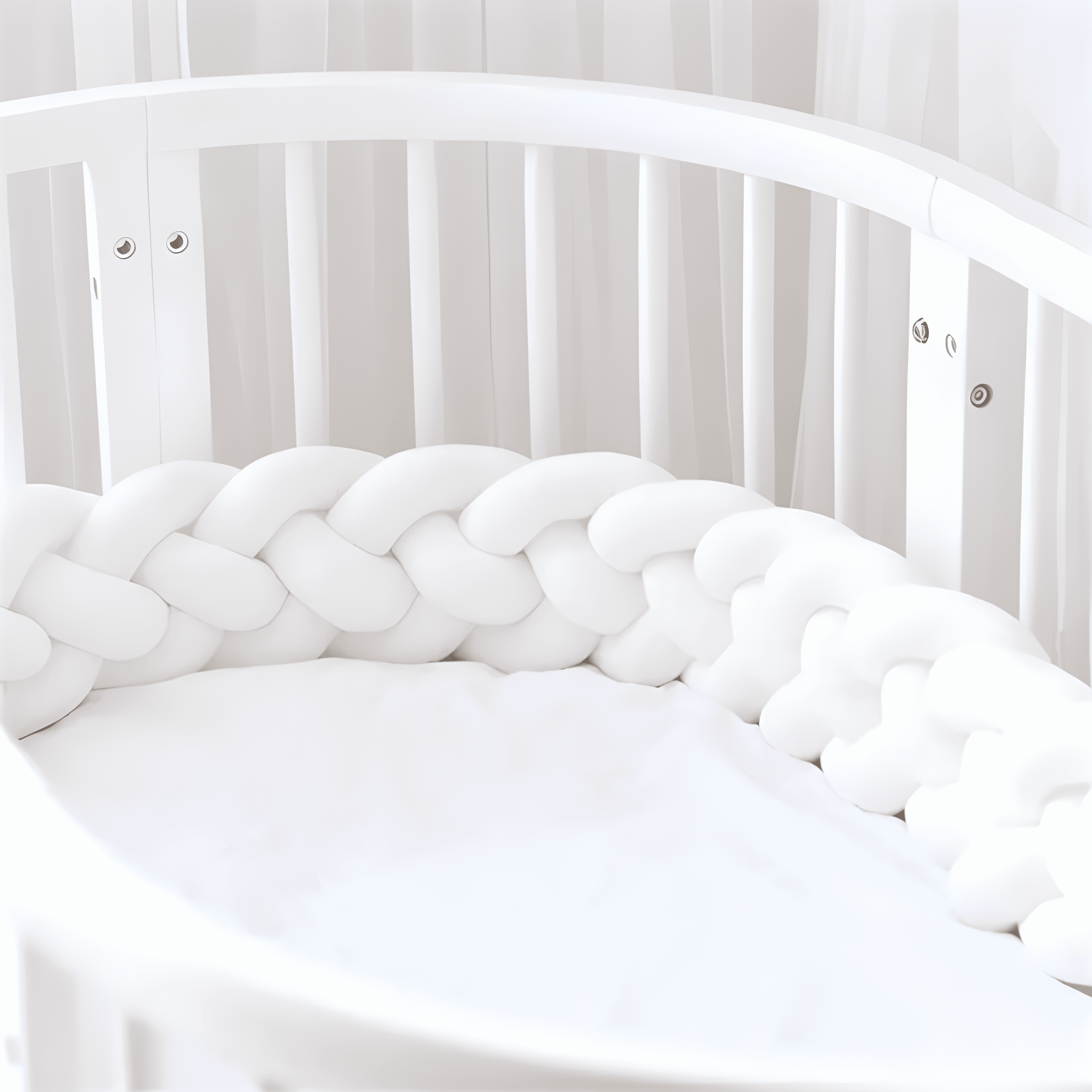 tresse de lit blanche 3m