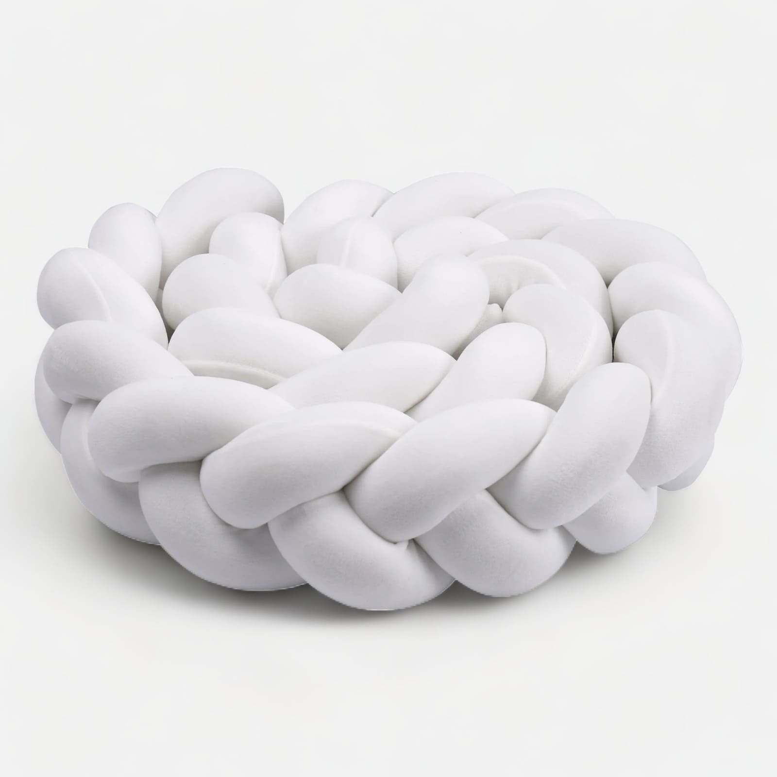 tresse de lit blanche