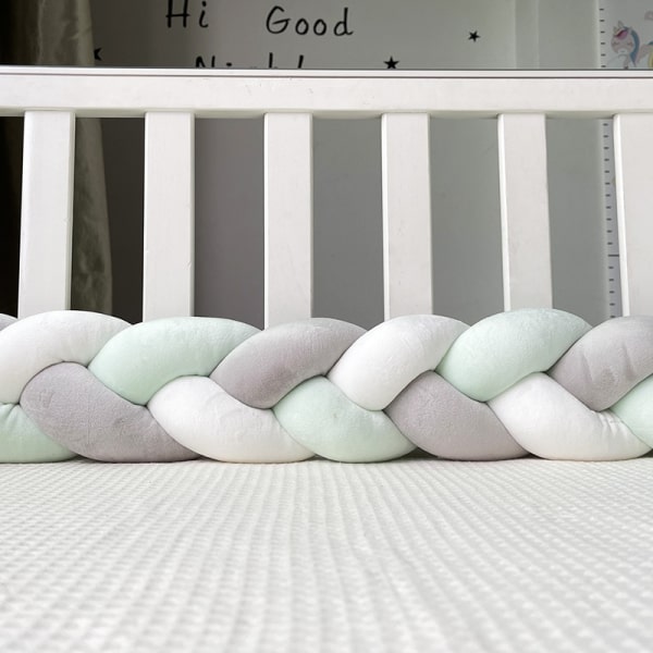 tour de lit enfant tressé