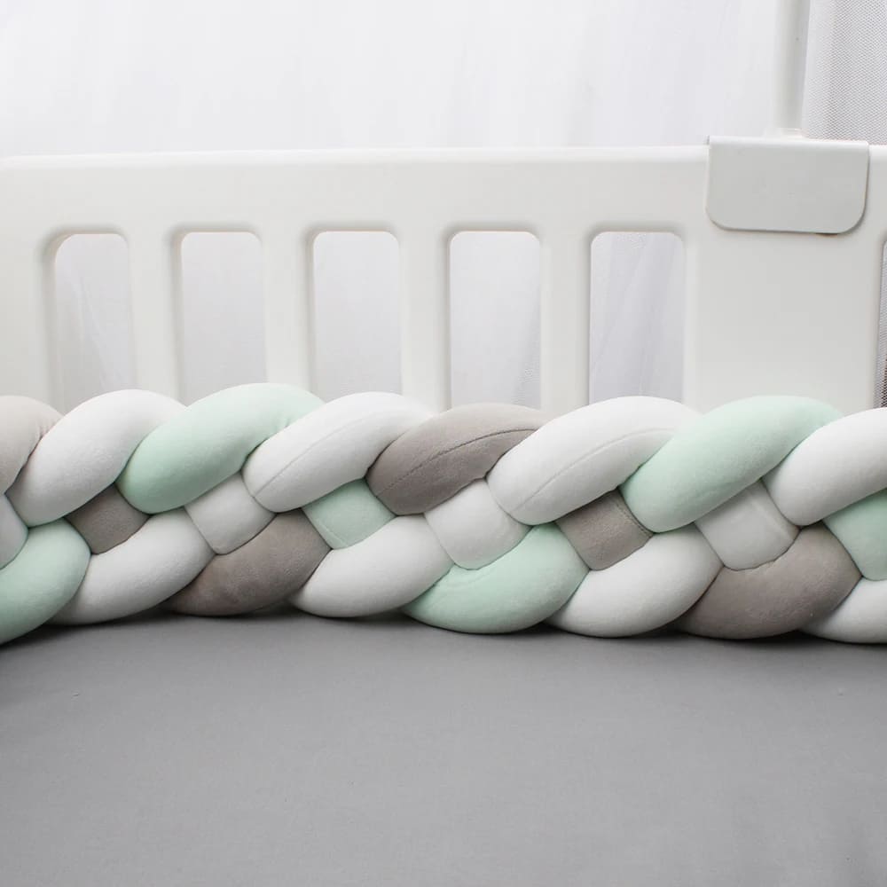 tour de lit enfant bébé tressé