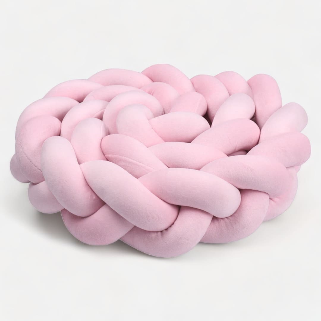 tresse de lit rose