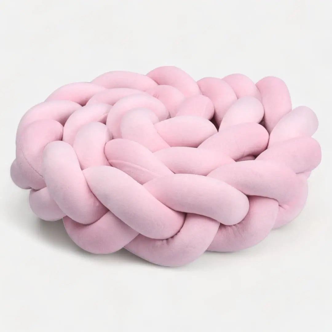 tresse de lit rose