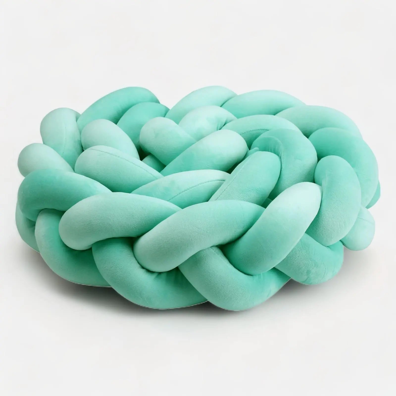 tresse de lit vert d'eau