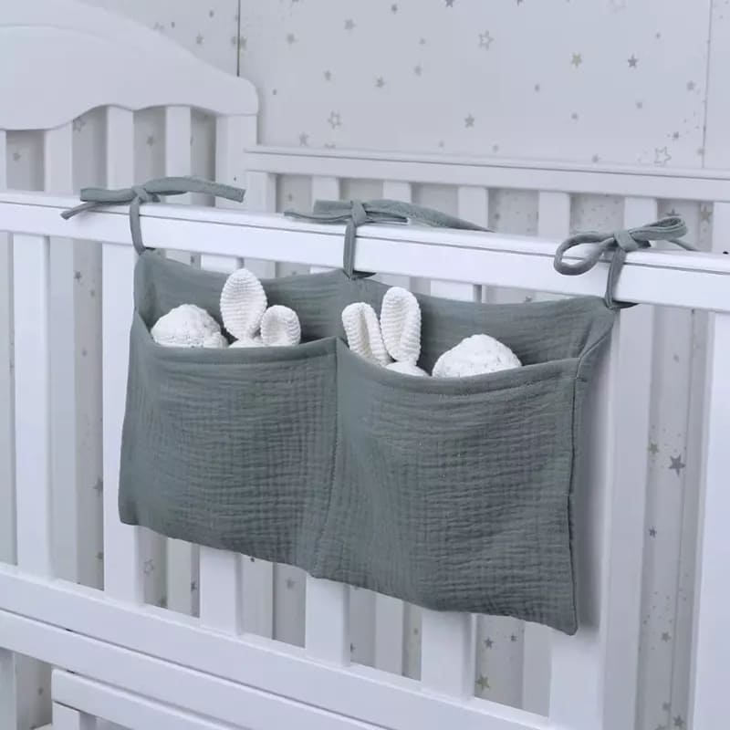 poche rangement de lit bébé